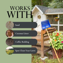Load image into Gallery viewer, The Coop Scoop® | 2-in-1 Chicken Poop Scoop &amp; Rake | Sand Sifting Shovel For Waste Removal
