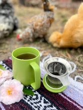 Load image into Gallery viewer, Lime Green Porcelain Mug Infuser 19oz (Matte Finish)

