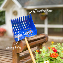 Load image into Gallery viewer, The Coop Scoop® | 2-in-1 Chicken Poop Scoop &amp; Rake | Sand Sifting Shovel For Waste Removal
