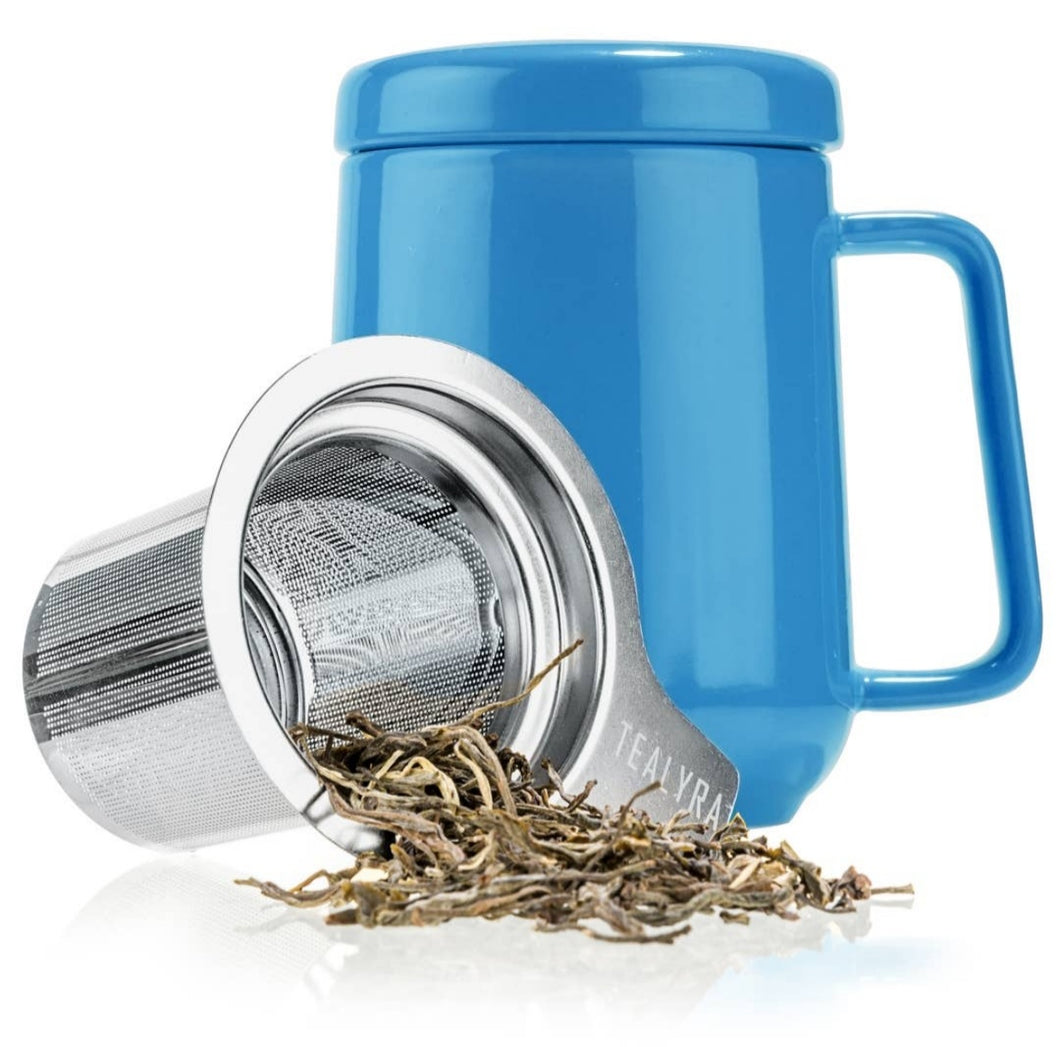 Blue Porcelain Mug Infuser 19oz