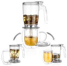 Load image into Gallery viewer, Bottom Dispensing Loose Tea Infuser 16.9 oz
