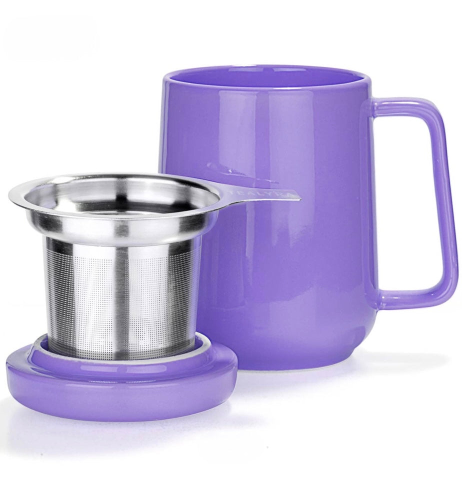 Purple Mandala Tea Infuser Mug – Simpson & Vail