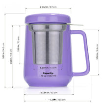 Load image into Gallery viewer, Purple Porcelain Mug Infuser 19oz (Matte Finish)
