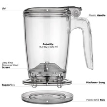 Load image into Gallery viewer, Bottom Dispensing Loose Tea Infuser 16.9 oz
